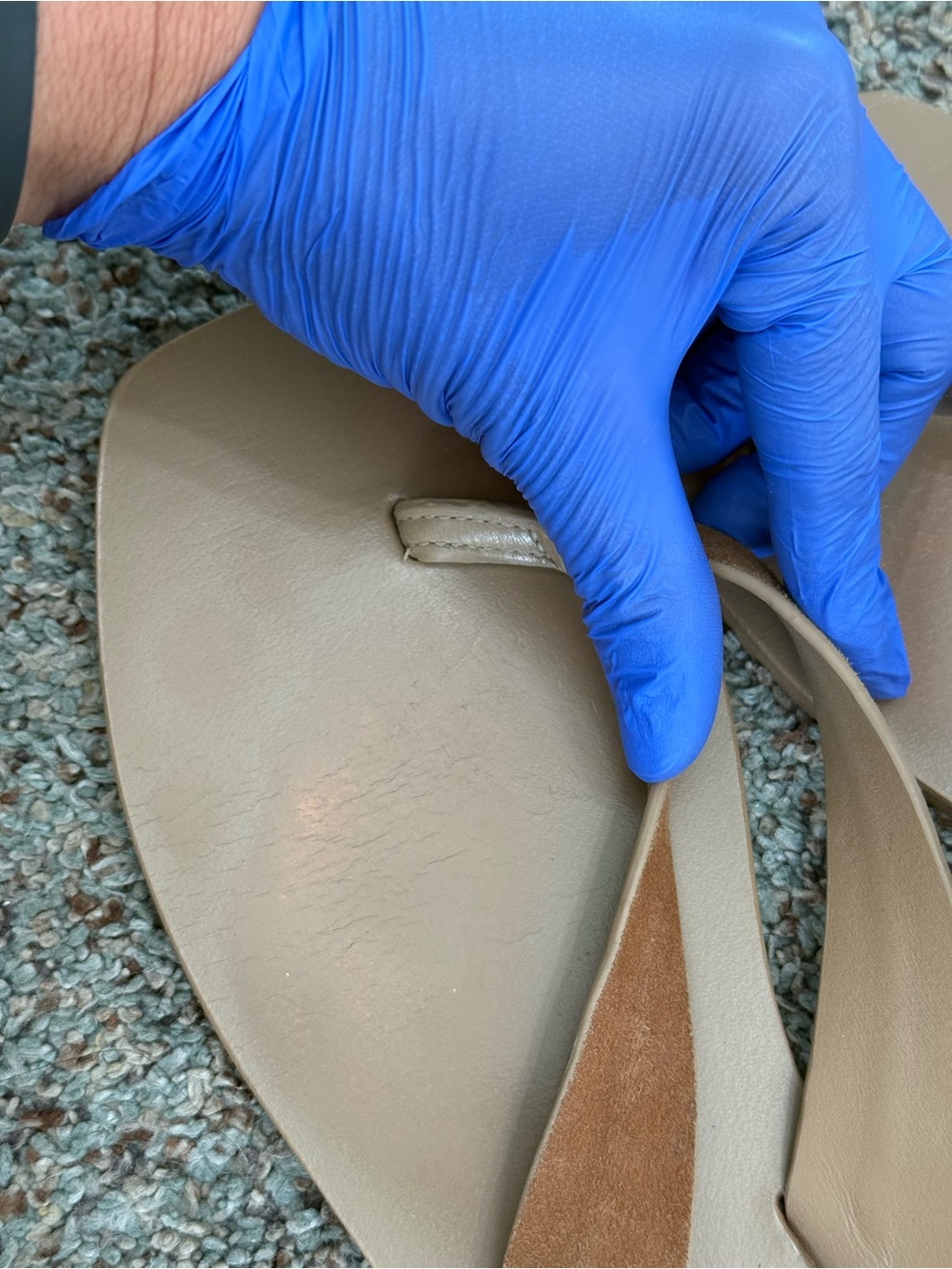 A.EMERY Kinto Leather Flip Flop - tan/Brown, Size 8.5 - Picture 6 of 16